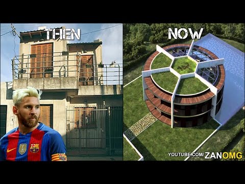 شاهد منازل نجوم كرة القدم قبل وبعد الشهرة