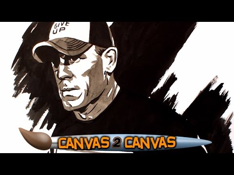 شاهد رسام الاتحاد يبدع بلوحة فنية جديدة لـجون سينا