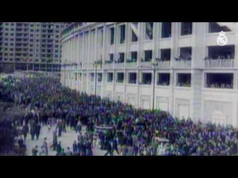 شاهد مراحل بناء وتطوير البرنابيو قلعة ألعاب ريال مدريد