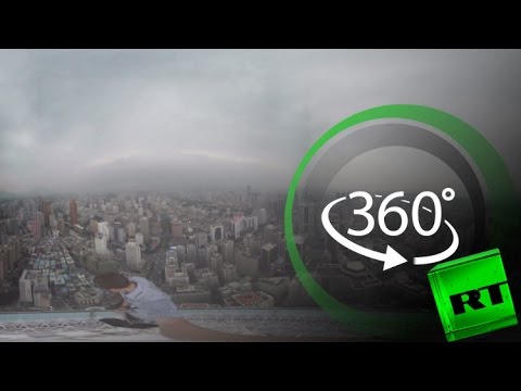 بالفيديو  مغامر يتسلق ناطحات السحاب الجديدة في الصين