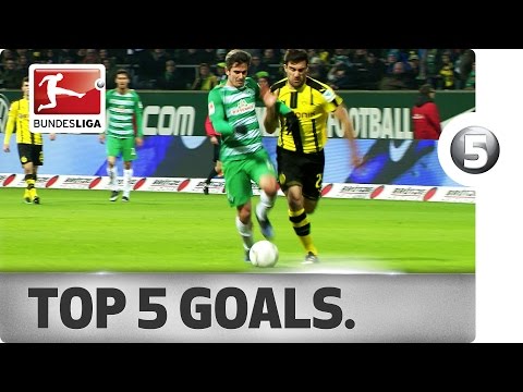 شاهد أفضل 5 أهداف في الجولة 17 في البوندزليغا