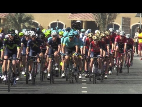 بالفيديو كيتل يجدد فوزه في المرحلة الثانية في طواف دبي الدولي