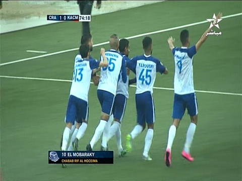 شاهد هدف انتصار شباب الريف الحسيمي على الكوكب المراكشي