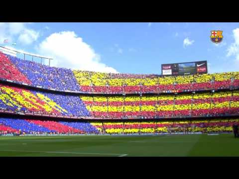 شاهد برشلونة يحتفل بمرور 25 عامًا على فسيفساء كامب نو