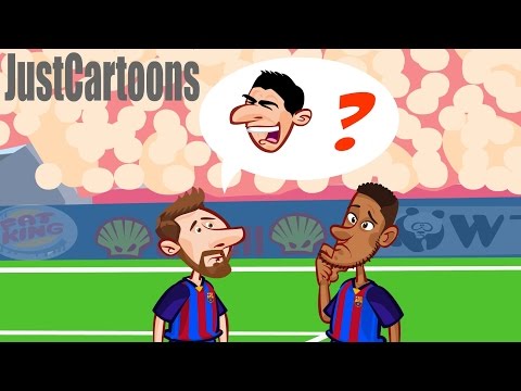 شاهد مقطع كارتوني يسخر من ثلاثية اليوفي في شباك برشلونة