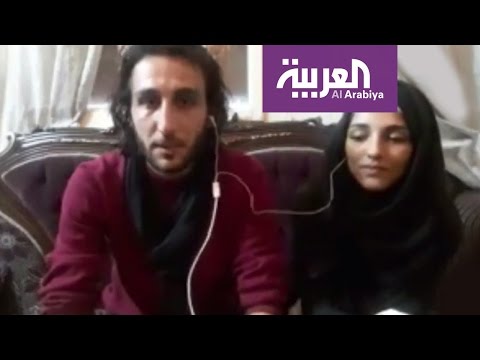 بالفيديو قصة حب سورية في وسط الحرب بطلاها يتوّجانها بالزواج