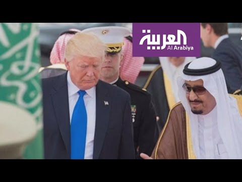 شاهد صور زيارة ترامب إلى الرياض بعدسة سعوديين