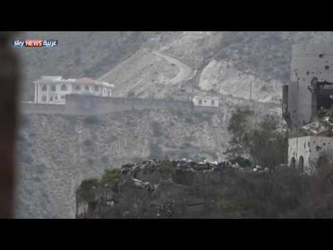 شاهد الشرعية تستعيد السيطرة على القصر الجمهوري في تعز