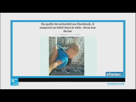 السجن سنتين لجزائري نشر صورة لرضيع مهدد بالسقوط من شرفة عالية