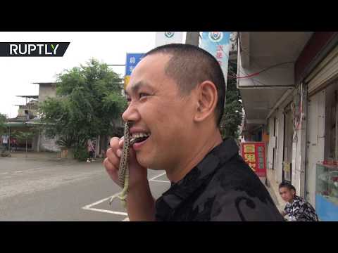 شاهد لاعب كونغ فو لديه قدرة خارقة