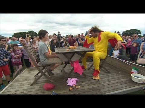 انطلاق بطولة عالمية في إلقاء البيض