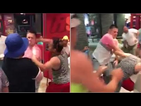 مشاجرة صادمة لسياح بريطانيين