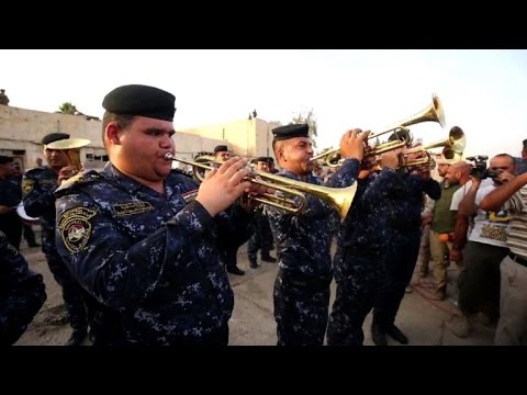 الشرطة الاتحادية تحتفل مع اقتراب نهاية معارك غرب الموصل