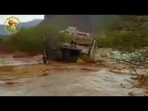 شاهد لحظة إنقاذ رجل من الغرق في السعودية