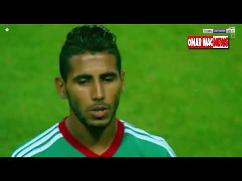 شاهد لاعبو المنتخب المغربي يرددون النشيد الوطني بطريقة رائعة