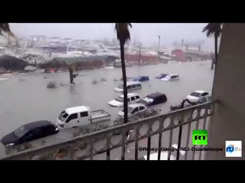الإعصار إيرما يغرق جزيرة فرنسية في البحر الكاريبي