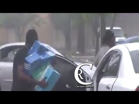 شاهد لحظة سرقة ونهب المنازل والمحلات في فلوريدا