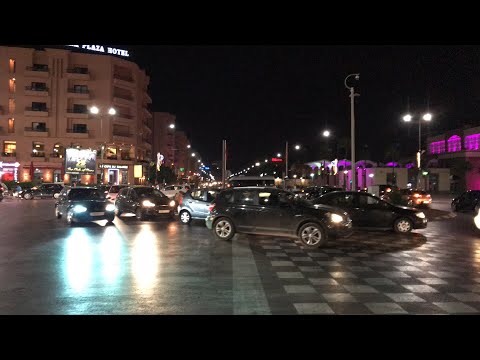 احتفال الجماهير المراكشية بفوز فريق الوداد البيضاوي باللقب الأفريقي