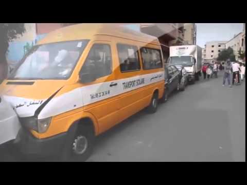 أغرب حادثة سير غريبة ومتسلسلة