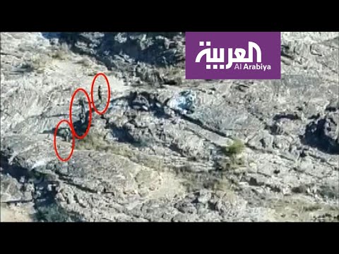 شاهد رصد معركة نادرة في صعدة اليمنية بطائرة درون من السماء