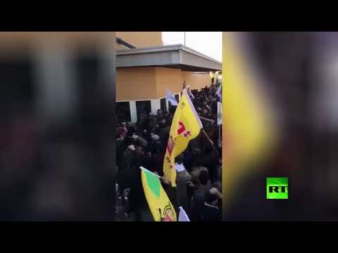 مشاهد من داخل السفارة الأميركية في بغداد