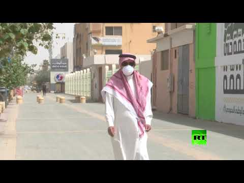 شوارع الرياض بعد إغلاق المحال التجارية ووقف الأنشطة بداخلها