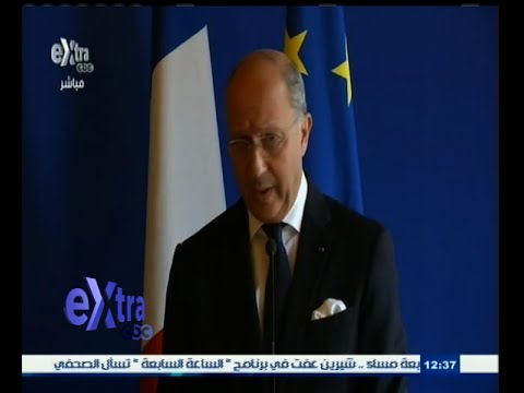 شاهد وزير خارجية فرنسا يدعو إسرائيل إلى استئناف المفاوضات مع الفلسطينيين