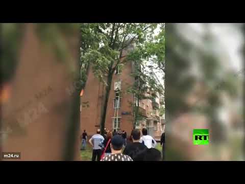 حريق وانفجار بمبنى سكني غربي العاصمة موسكو