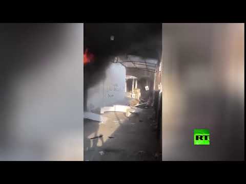 إحراق مقر قناة فضائية في العراق بثت أغاني في يوم عاشوراء