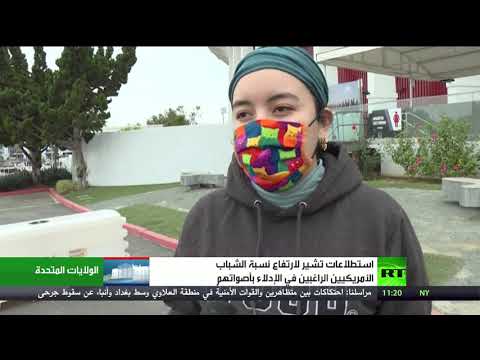 ارتفاع نسبة الشباب الأميركيين العازمين على التصويت في انتخابات الرئاسة
