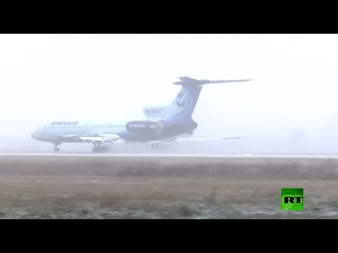 طائرة الركاب تو 154 الروسية تُنفذ رحلتها الأخيرة