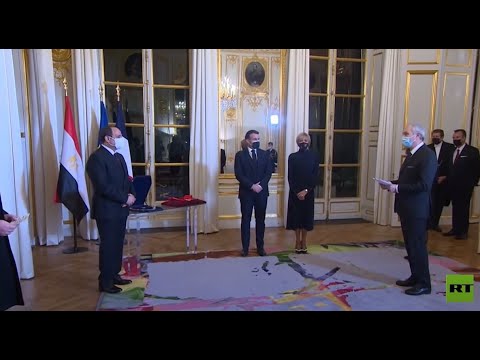 ماكرون يقيم مأدبة عشاء للرئيس السيسي في قصر الإليزيه