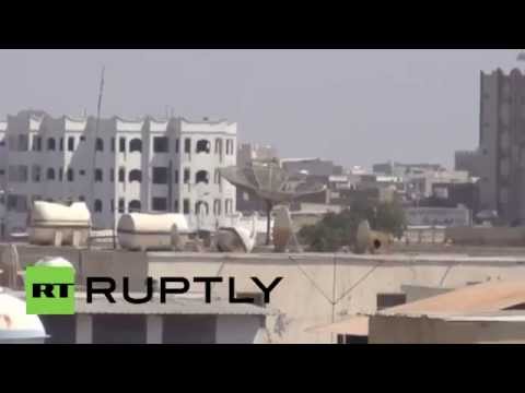 فيديو استمرار غارات التحالف العربي على مواقع الحوثيين