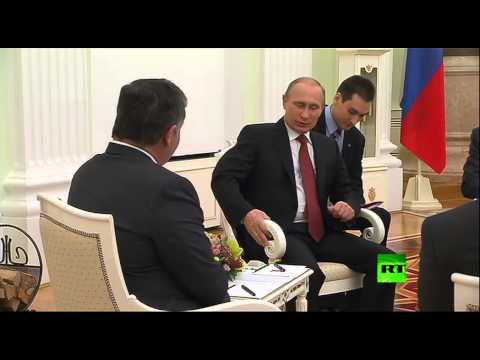 الرئيس الروسي يلتقي العاهل الأردني في الكرملين