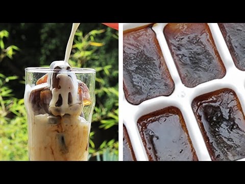بالفيديو أسهل طريقة لإعداد القهوة المثلجة في المنزل
