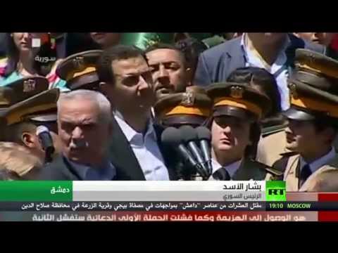 بالفيديو الأسد ينفي هزيمته بخسارة الجيش الحكومي
