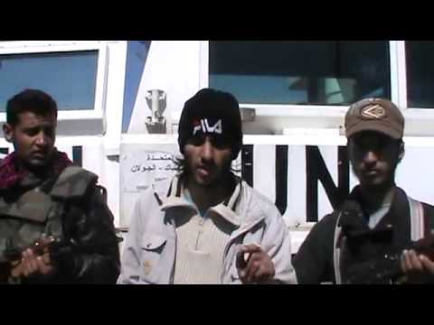 بالفيديو احتجاز لواء شهداء اليرموك مقاتلين من قوات الأمم المتحدة