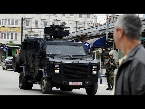 بالفيديو ملاحقة مجموعة مُسلّحة من قبل الشرطة في مقدونيا