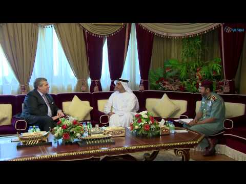 فيديو سيف بن زايد يلتقي السفير الفرنسي