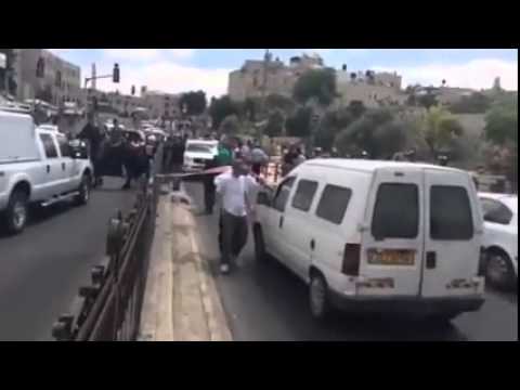بالفيديو مكان تنفيذ عملية الطعن في باب العامود