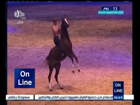 شاهد عرض رائع لمروض خيول