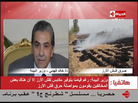 وزير البيئة يكشف سبب تغطية السحابة السوداء لسماء الدقهلية