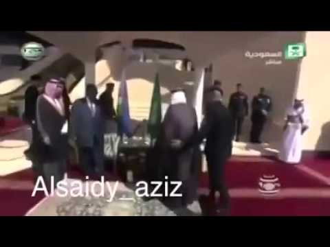 شاهد حركة سريعة من حارس الملك سلمان