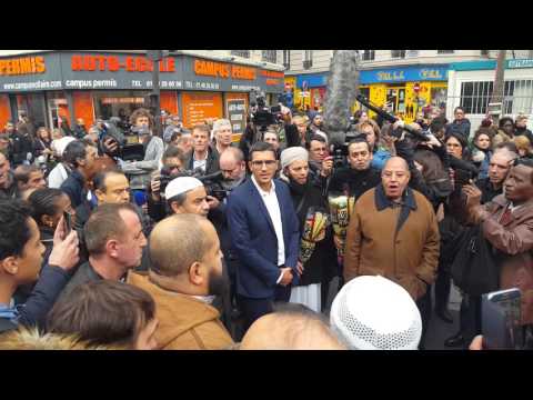 فيديو عبدالعلي مأمون يلقي النشيد الوطني الفرنسي