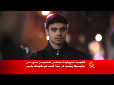 شاهد الشرطة البلجيكية تنفذ حملة مداهمة واسعة في حي مولنبيك