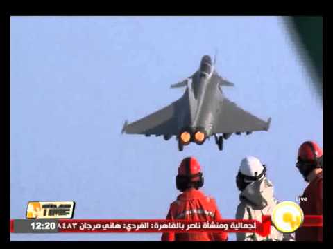 شاهد مقاتلات شارل ديغول تقصف داعش في العراق