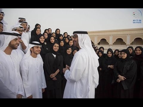 شاهدولي عهد أبو ظبي يستقبل سفراء شباب الإمارات
