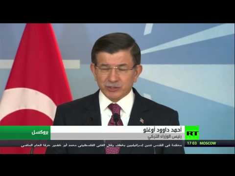 داوود أوغلو يؤكد الدفاع عن المجال الجوي واجب