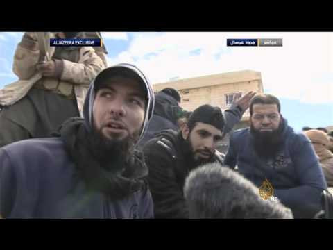 شاهد الجنود اللبنانيون قبل إطلاق سراحهم في عرسال