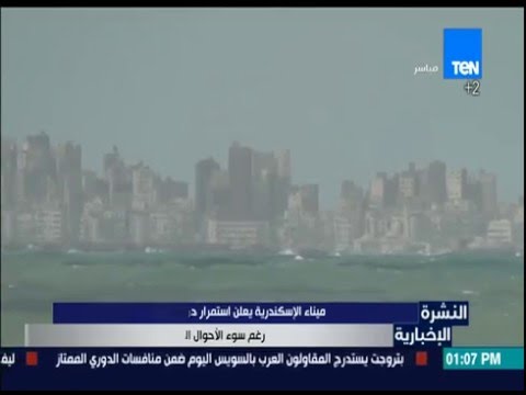 ميناء الإسكندرية يعلن استمرار حركة السفن